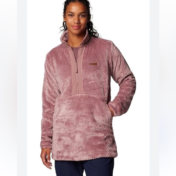 Columbia Jackets & Blazers - Columbia Women's Teddy Zipper Pullover  color Fig